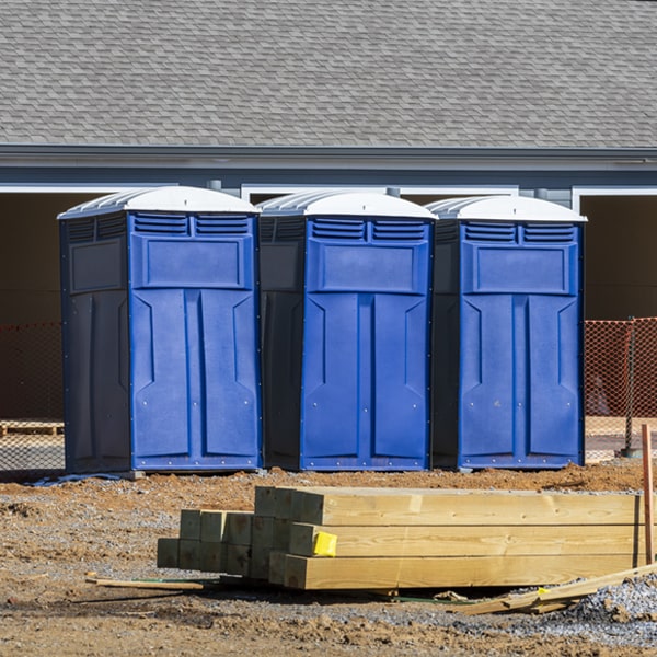 how do you ensure the porta potties are secure and safe from vandalism during an event in Amity